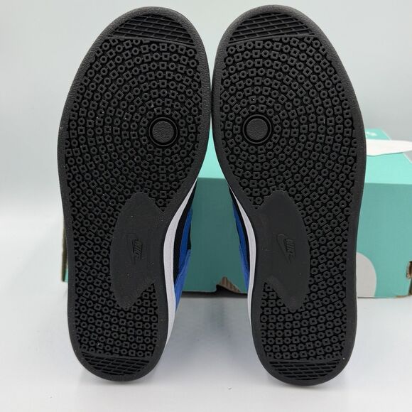 Nike Men\'s SB Alleyoop Classic Suede Mesh Shoes Black Royal Blue Size 7 NIB main image 11